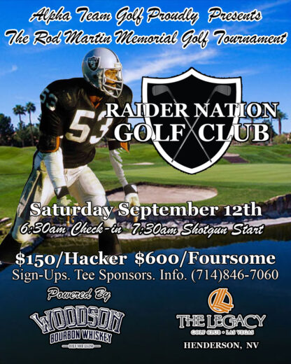 Saturday September 12th, 2026                        Legacy Golf Club in Henderson Nevada