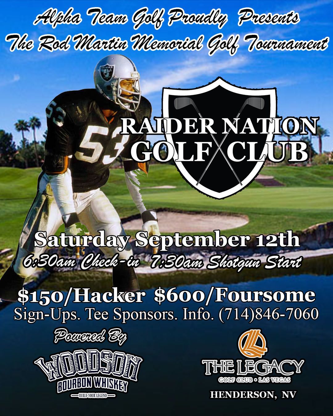 Saturday September 12th, 2026                        Legacy Golf Club in Henderson Nevada - Image 1