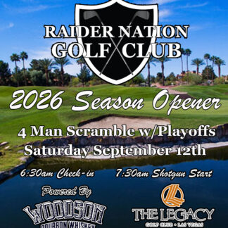 Saturday September 12th, 2026                        Legacy Golf Club in Henderson Nevada