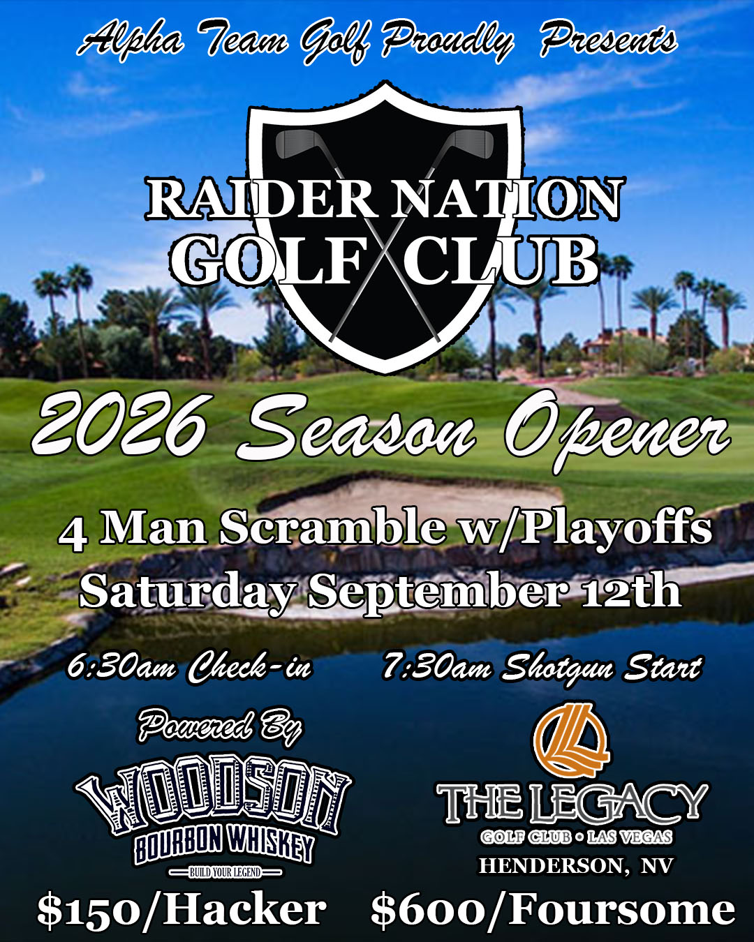 Saturday September 12th, 2026                        Legacy Golf Club in Henderson Nevada - Image 1