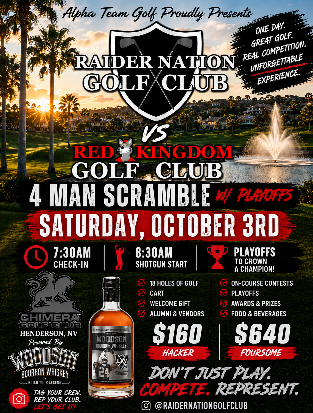 Saturday October 3rd, 2026 Chimera Golf Club in Henderson Nevada - Image 1